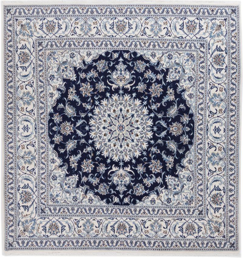 Perzisch tapijt Nain 203x197 203x197, Perzisch tapijt Handgeknoopte