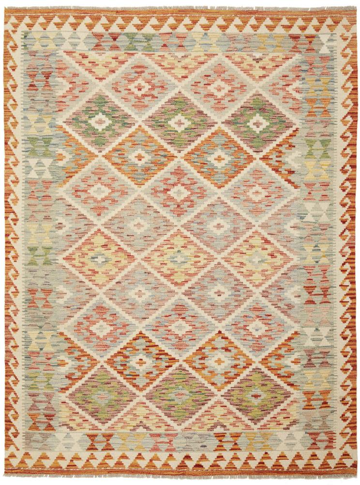 Tapete afegão Kilim Afegão 197x149 197x149, Tapete persa Tecido à mão