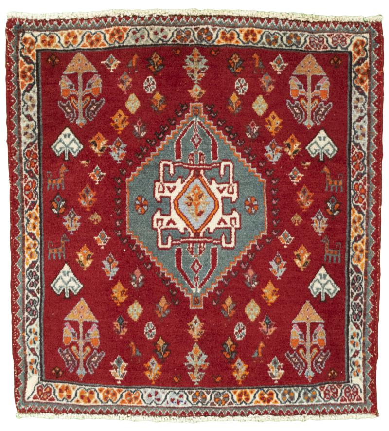 Persisk matta Shiraz 68x64 68x64, Persisk matta Knuten för hand