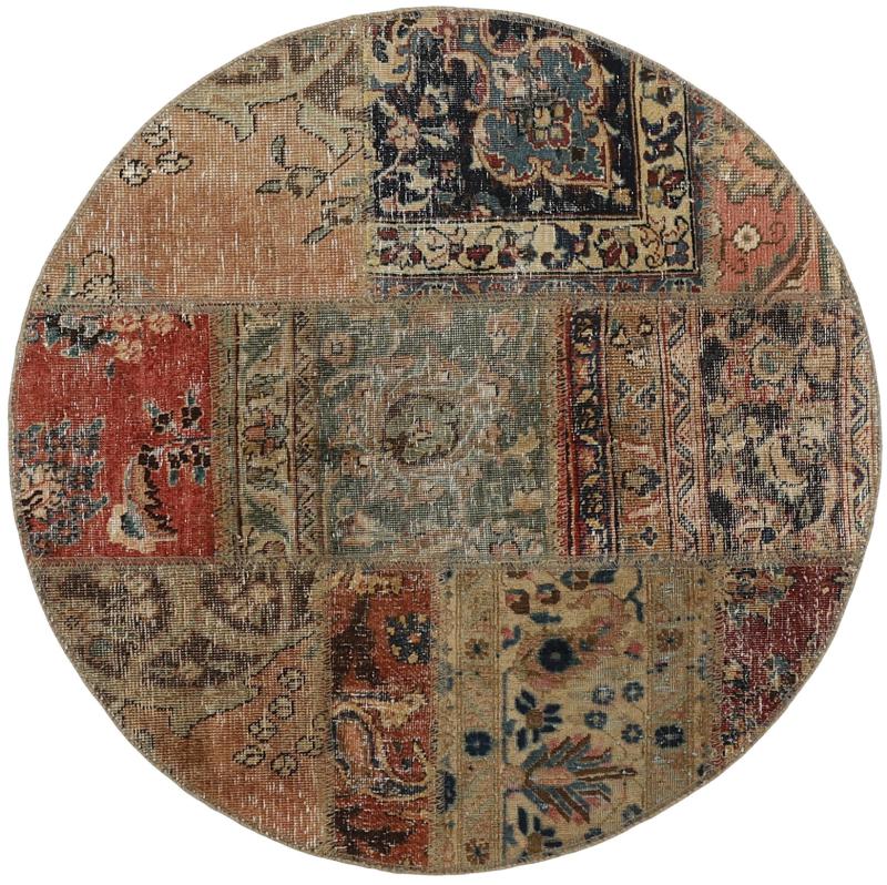 Dywan perski Patchwork 99x99 99x99, Dywan perski Ręcznie tkane