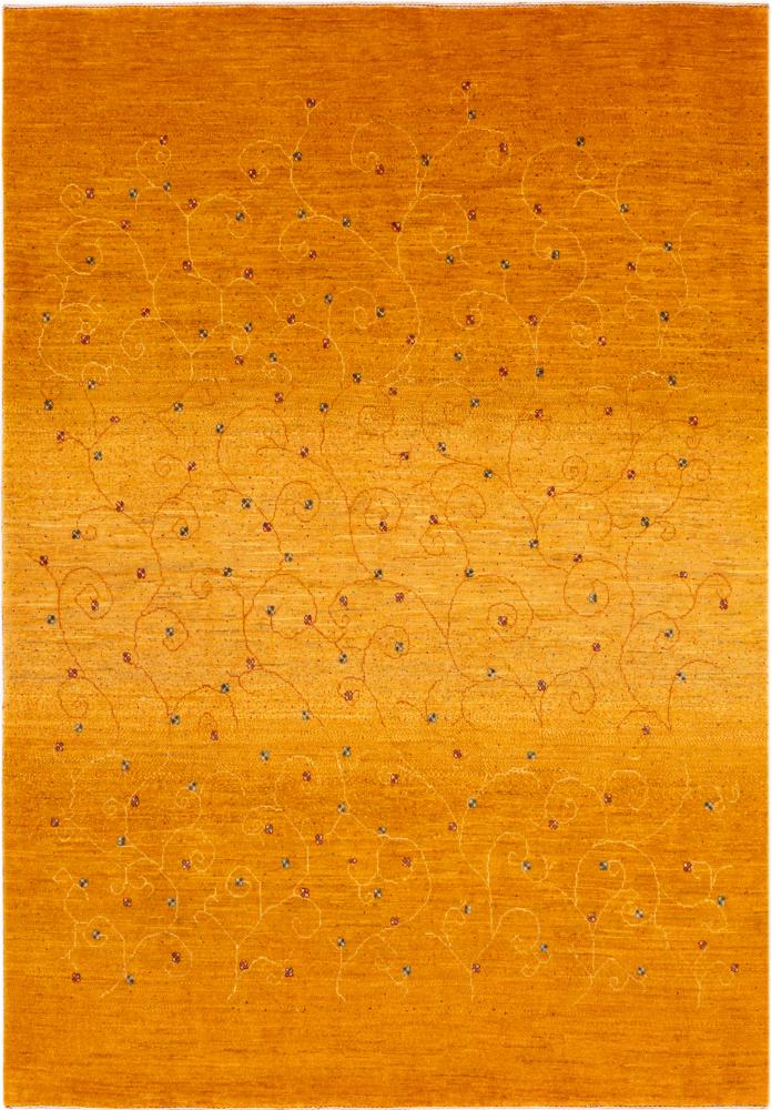 Tapis persan Persan Gabbeh Loribaft Essence 241x167 241x167, Tapis persan Noué à la main