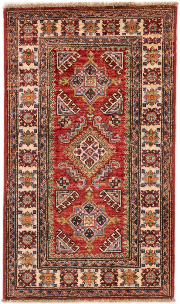 Afghan rug Super Kazak 100x58 100x58, Persian Rug Knotted by hand