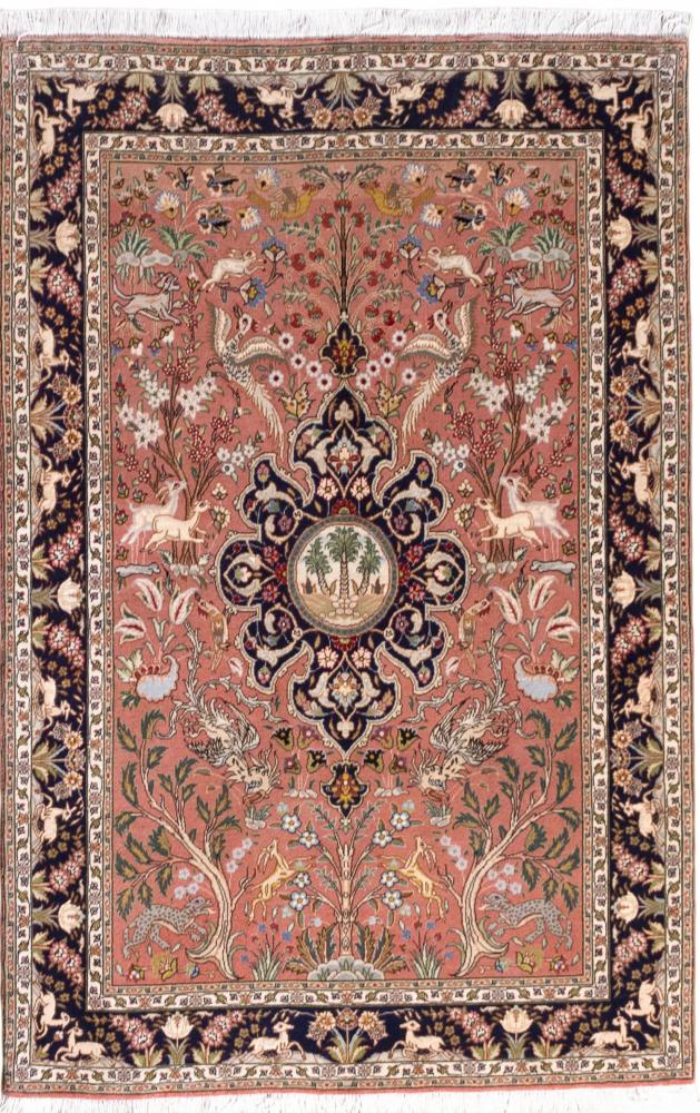 Tapete persa Tabriz 50Raj 154x101 154x101, Tapete persa Atado à mão