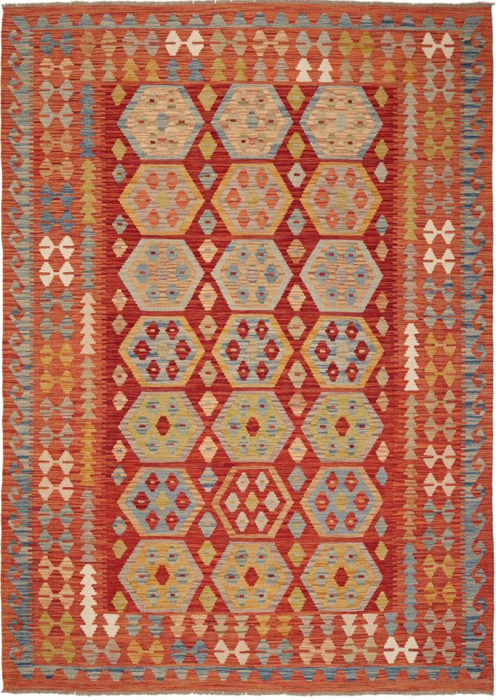 Tapete afegão Kilim Afegão 242x172 242x172, Tapete persa Tecido à mão