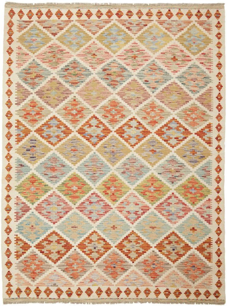 Tapete afegão Kilim Afegão 197x151 197x151, Tapete persa Tecido à mão