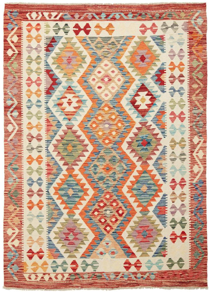 Tapete afegão Kilim Afegão 202x149 202x149, Tapete persa Tecido à mão