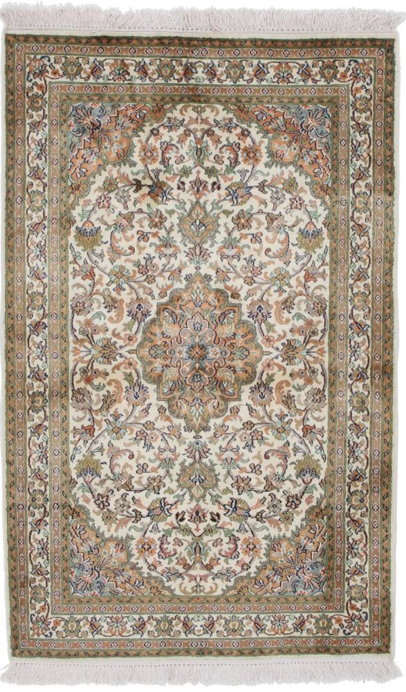 Indisk tæppe Kashmir Designer tæpper 129x78 129x78, Persisk tæppe Knyttet i hånden