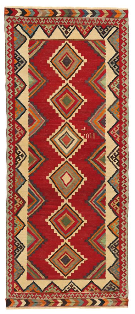 Tapis persan Kilim Fars 290x117 290x117, Tapis persan Tissé à la main