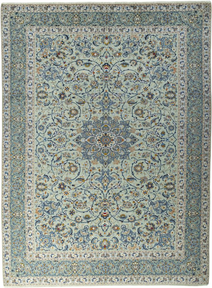 Tapis persan Kashan 406x311 406x311, Tapis persan Noué à la main