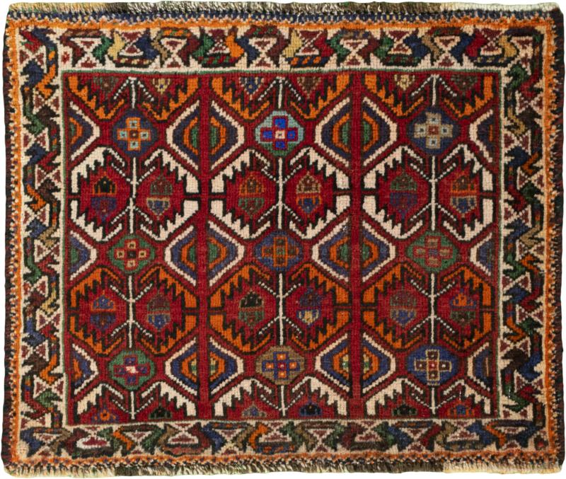 Persian Rug Shiraz 49x64 49x64, Persian Rug Knotted by hand