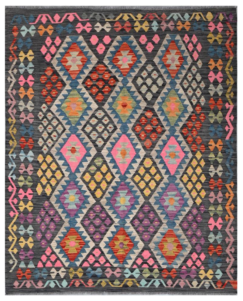 Afghaans tapijt Kilim Afghan 200x159 200x159, Perzisch tapijt Handgeweven