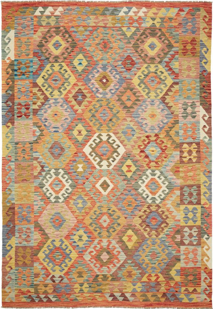 Tapete afegão Kilim Afegão 291x198 291x198, Tapete persa Tecido à mão