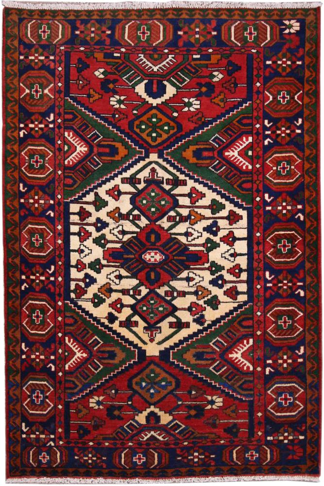 Persian Rug Hamadan 201x132 201x132, Persian Rug Knotted by hand