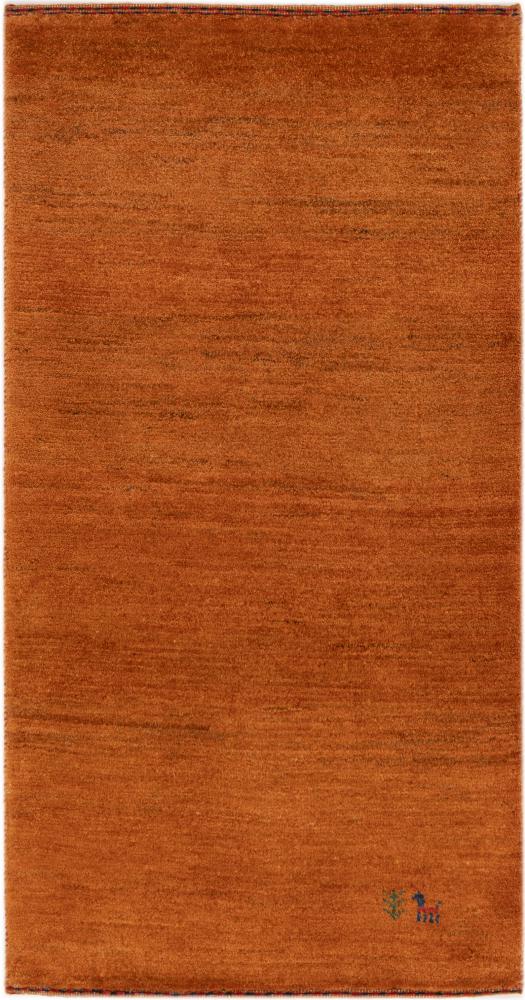 Tapete persa Persa Gabbeh Kashkuli Banafsheh 129x67 129x67, Tapete persa Atado à mão