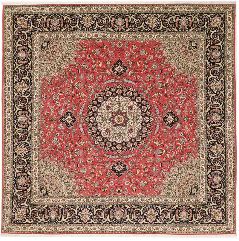 Tapete persa Tabriz 50Raj 301x299 301x299, Tapete persa Atado à mão