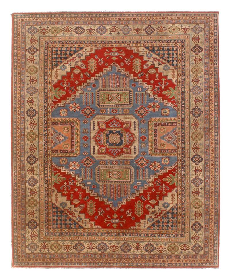 Afghan rug Kazak Ghazni 353x282 353x282, Persian Rug Knotted by hand