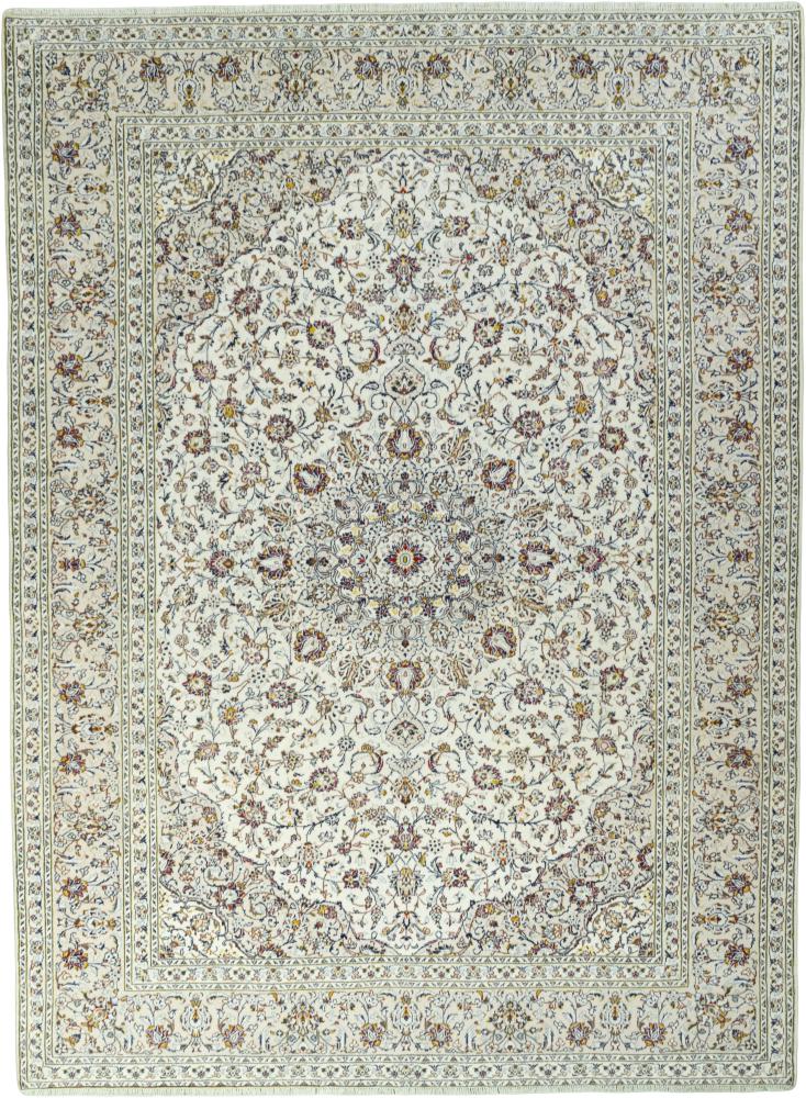 Tapis persan Kashan 402x298 402x298, Tapis persan Noué à la main