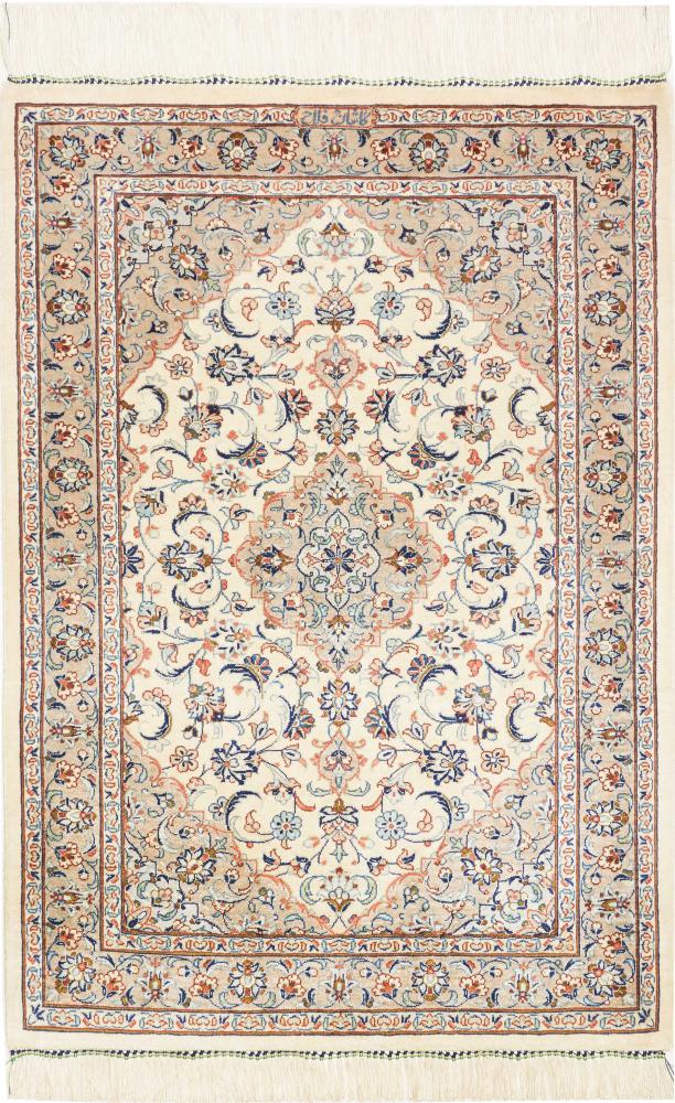 Perzisch tapijt Qum Zijde 85x57 85x57, Perzisch tapijt Handgeknoopte