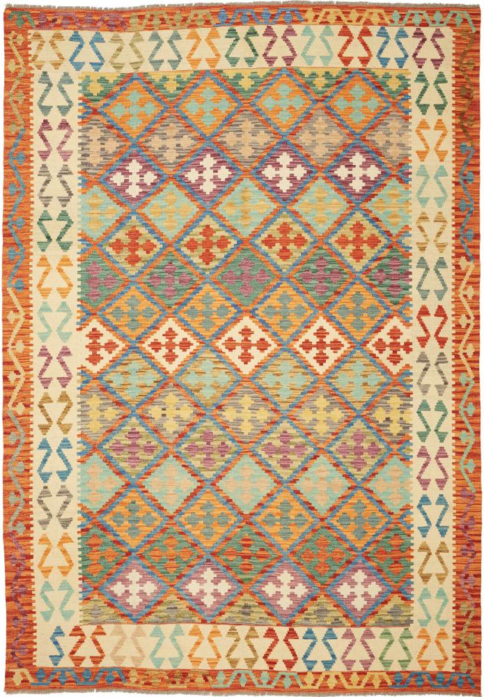 Tapete afegão Kilim Afegão 292x200 292x200, Tapete persa Tecido à mão