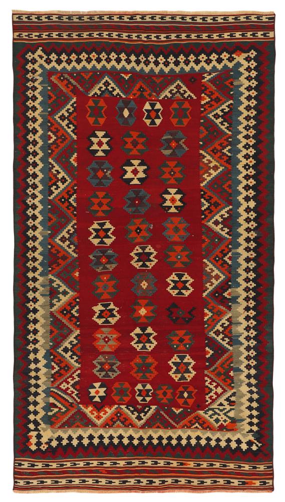 Tapete persa Kilim Fars 297x149 297x149, Tapete persa Tecido à mão