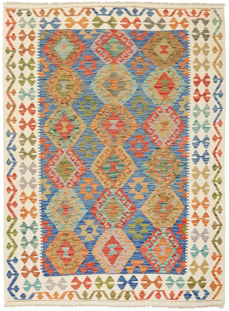 Tapete afegão Kilim Afegão 200x150 200x150, Tapete persa Tecido à mão