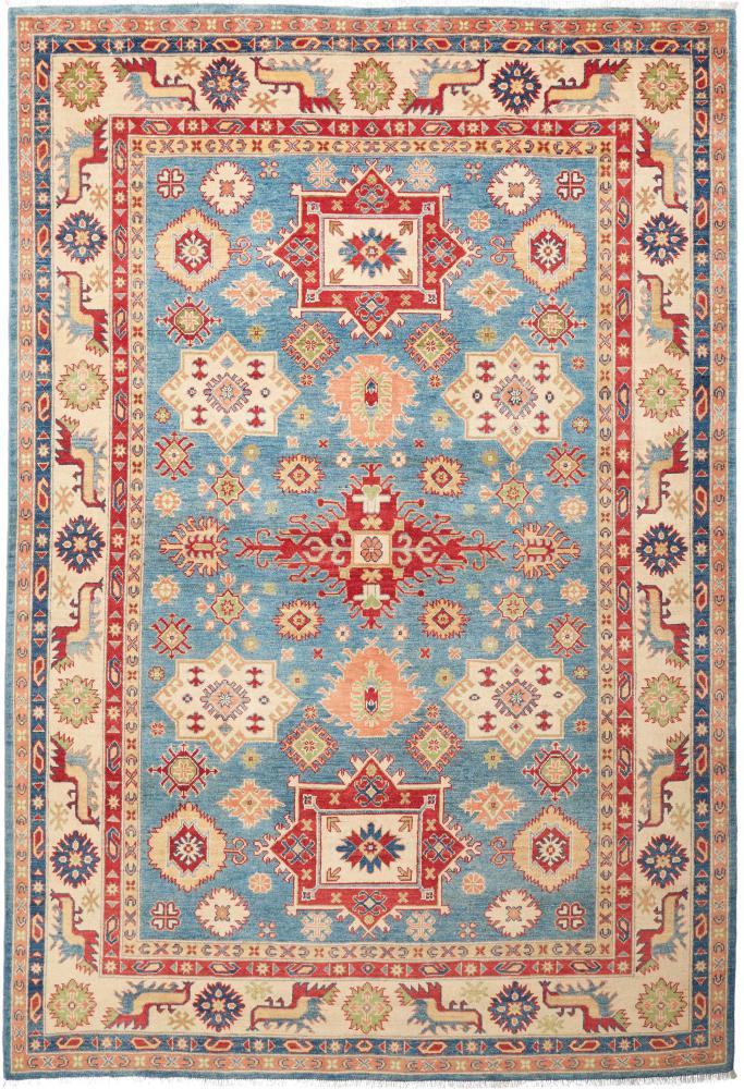 Tapis afghan Kazak Limited 294x199 294x199, Tapis persan Noué à la main