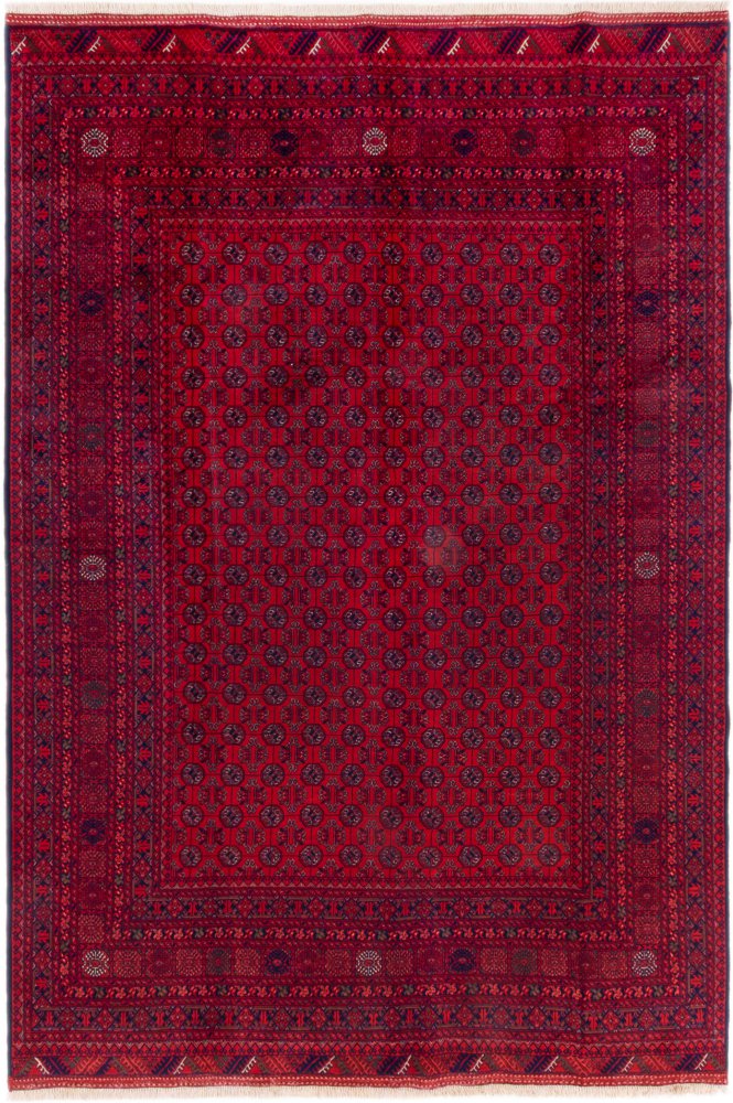 Afghansk tæppe Afghan Mauri 292x198 292x198, Persisk tæppe Håndknyttet