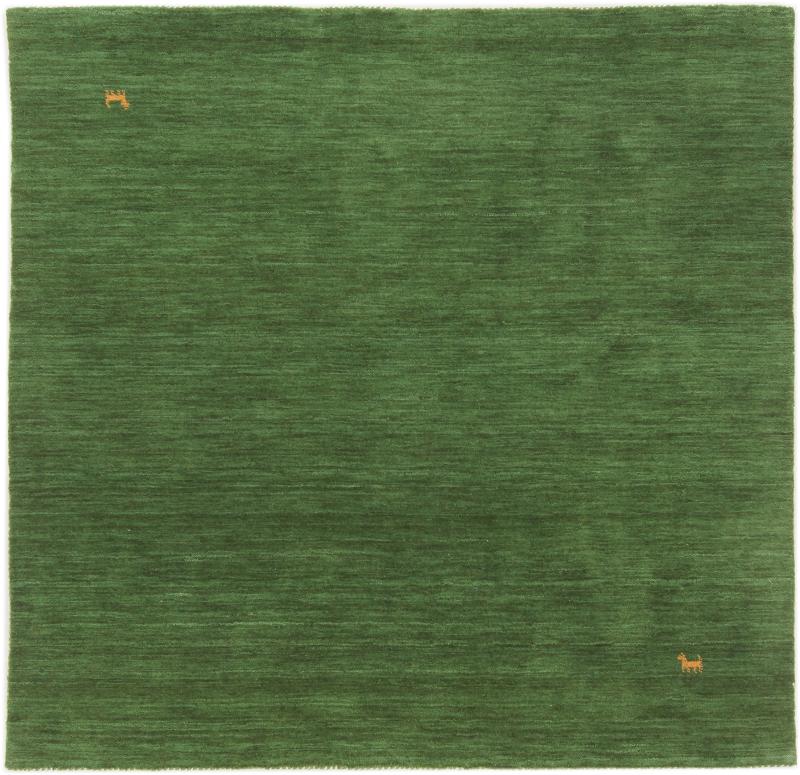 Indo rug Loom Gabbeh Green 149x147 149x147, Persian Rug Loom knotted
