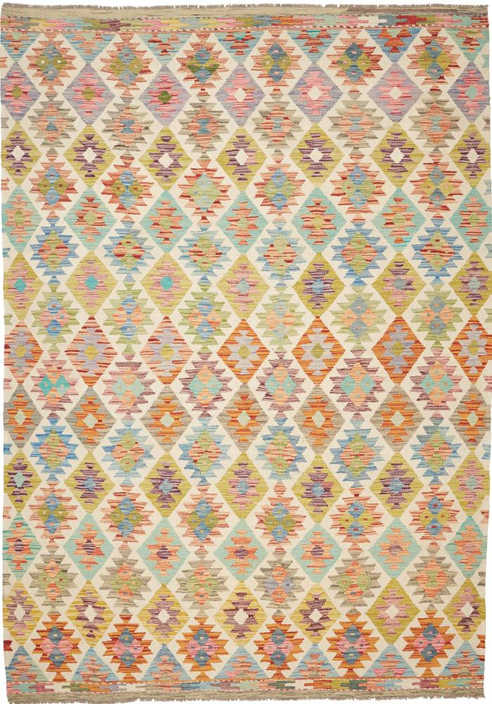 Tapete afegão Kilim Afegão 292x203 292x203, Tapete persa Tecido à mão