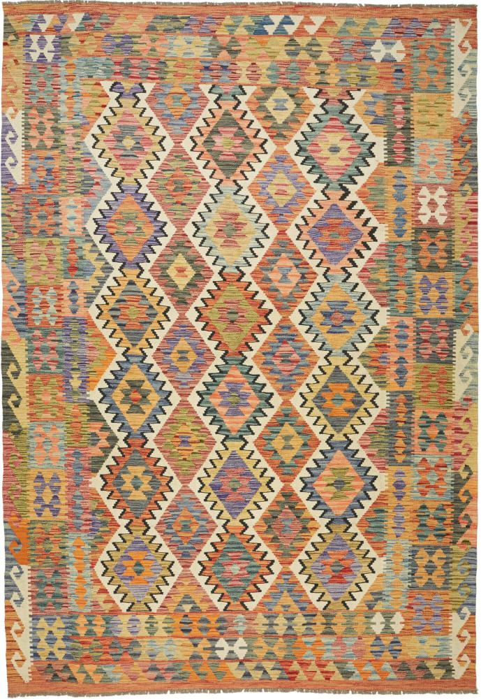 Tapete afegão Kilim Afegão 295x199 295x199, Tapete persa Tecido à mão