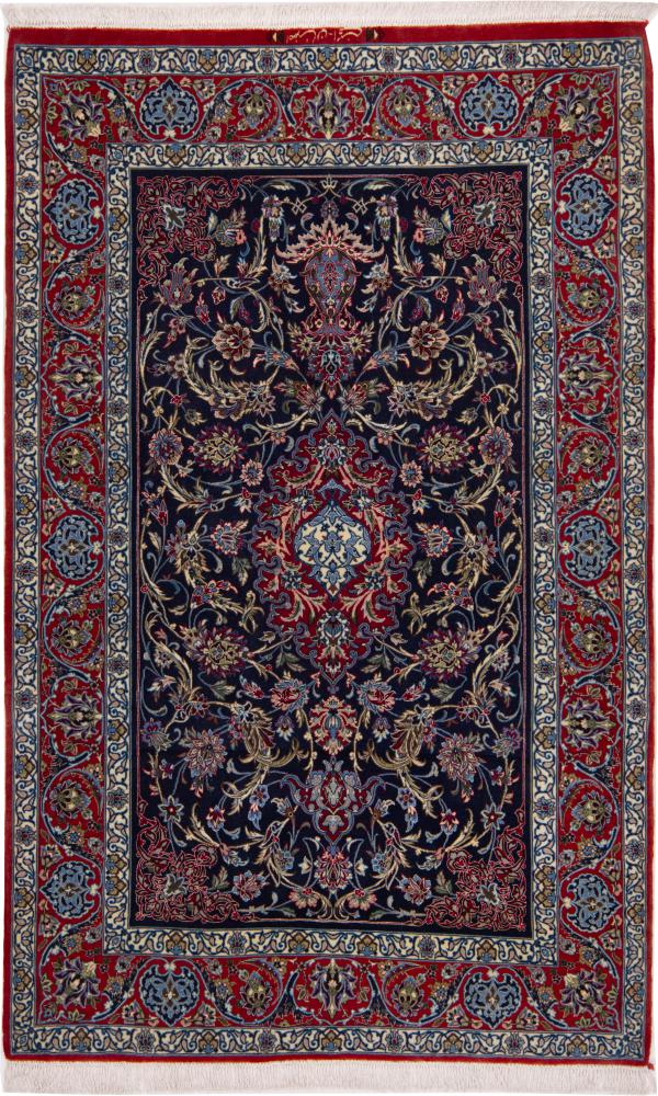 Persisk matta Isfahan Silkesvarp 178x111 178x111, Persisk matta Knuten för hand
