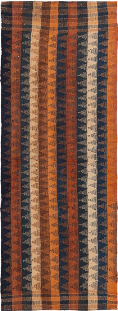 Persisk teppe Kelim Fars Jajim Gammel 198x74 198x74, Persisk teppe Handwoven 