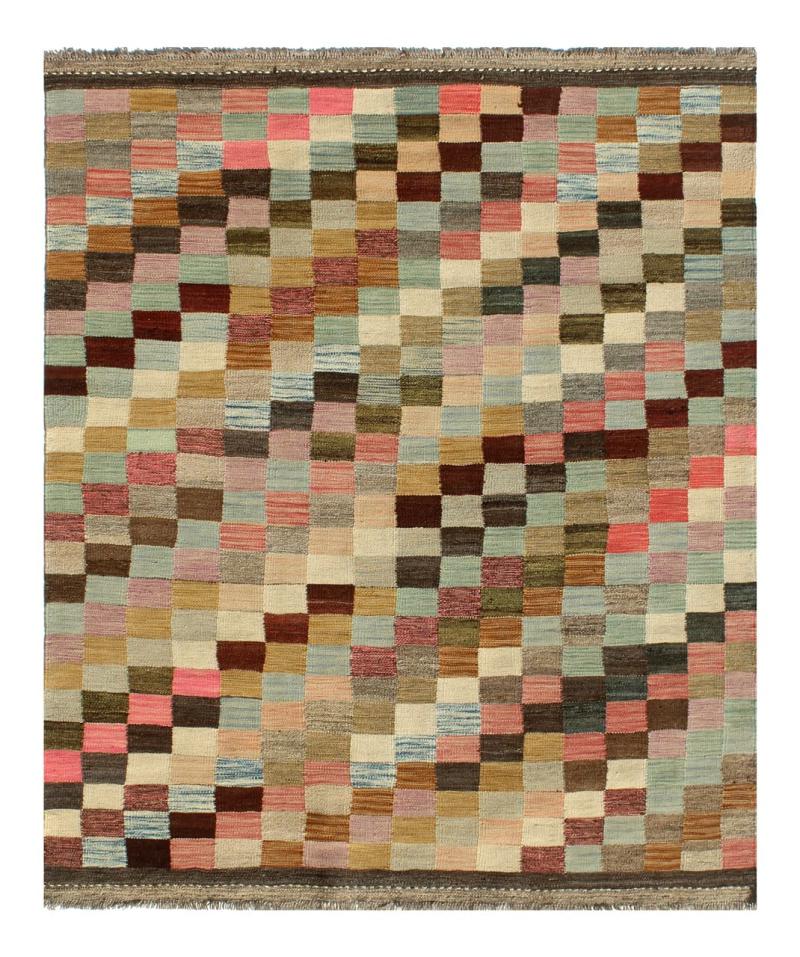 Afghan rug Kilim Afghan Heritage 6'7"x5'1" 6'7"x5'1", Persian Rug Woven by hand