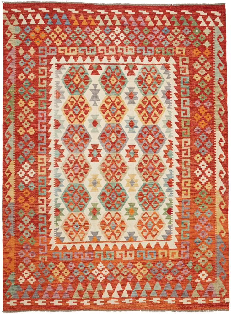 Tapete afegão Kilim Afegão 236x175 236x175, Tapete persa Tecido à mão