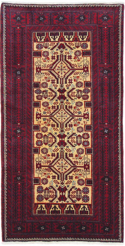 Persisk tæppe Beluch 190x87 190x87, Persisk tæppe Knyttet i hånden