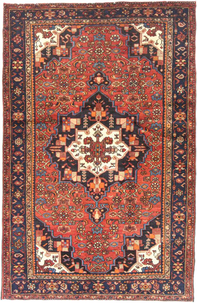 Persisk tæppe Zanjan 202x134 202x134, Persisk tæppe Knyttet i hånden