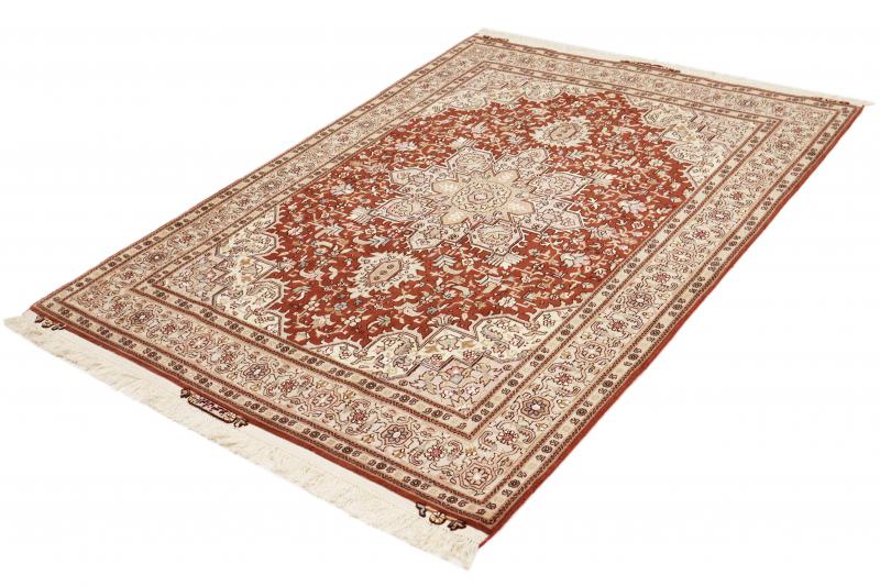 Tapete persa Tabriz 50Raj 208x149 208x149, Tapete persa Atado à mão