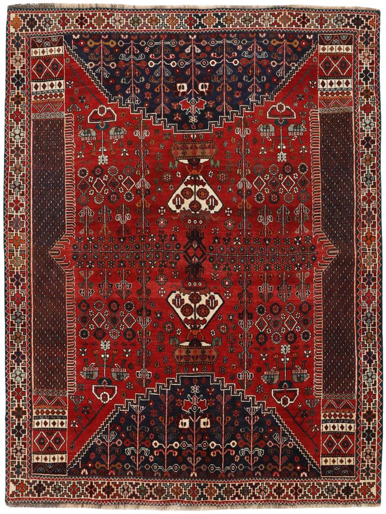 Περσικό χαλί Ghashghai 256x195 256x195, Περσικό χαλί Οι κόμποι έγιναν με το χέρι