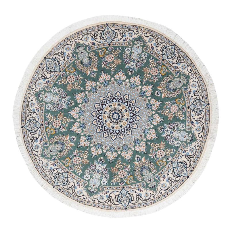 Περσικό χαλί Nain 9La 147x149 147x149, Περσικό χαλί Χειροποίητο με κόμπους