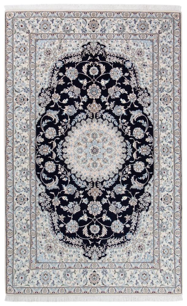 Persisk tæppe Nain 9La 257x159 257x159, Persisk tæppe Knyttet i hånden