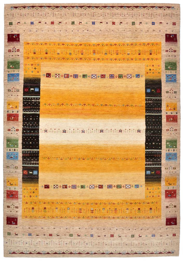 Indischer Teppich Gabbeh Loribaft 245x171 245x171, Perserteppich Handgeknüpft