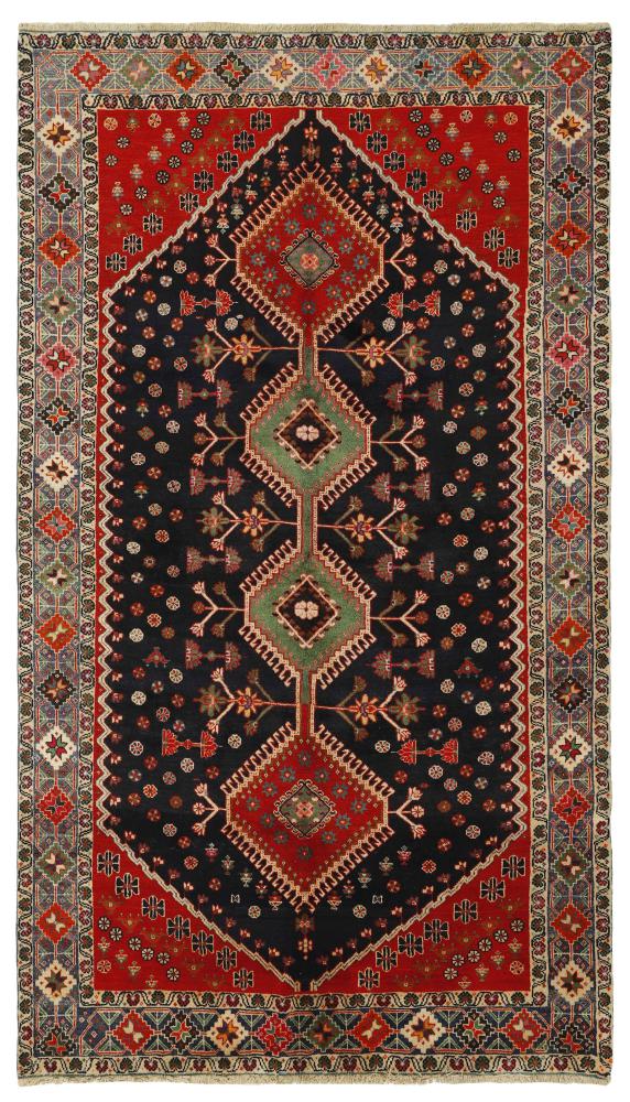 Persian Rug Ghashghai 9'8"x5'5" 9'8"x5'5", Persian Rug Knotted by hand