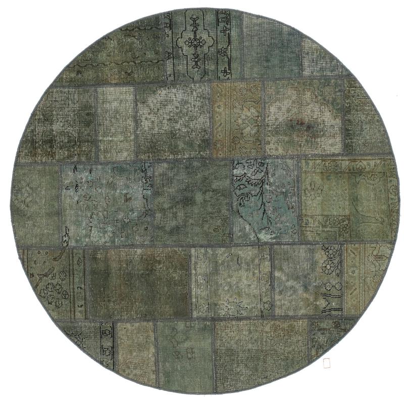 Perský koberec Patchwork 201x199 201x199, Perský koberec Ručně vázaný