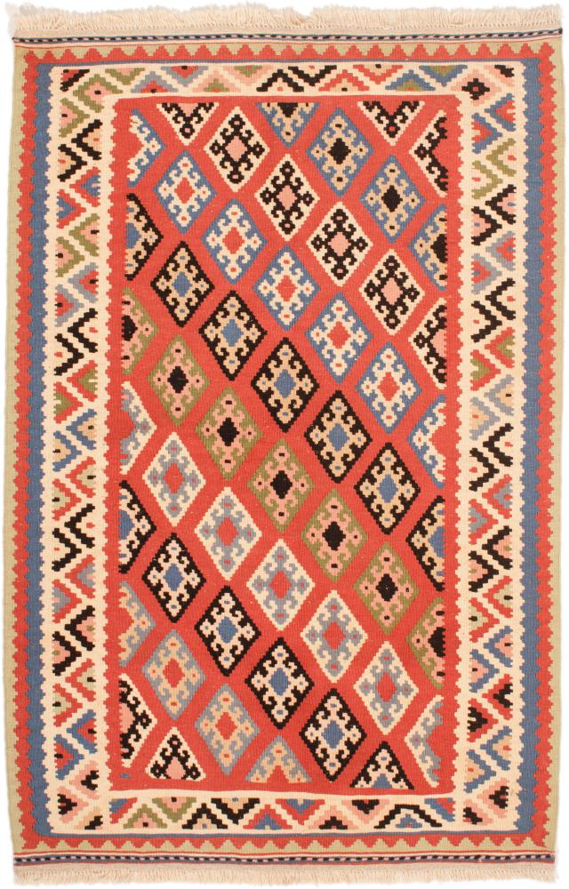 Tapete persa Kilim Fars Sumak 159x108 159x108, Tapete persa Tecido à mão