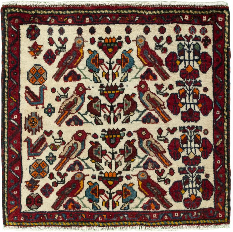 Persian Rug Shiraz 56x61 56x61, Persian Rug Knotted by hand