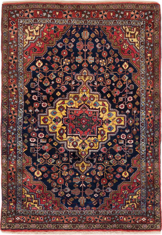Tapis persan Jozan 196x131 196x131, Tapis persan Noué à la main
