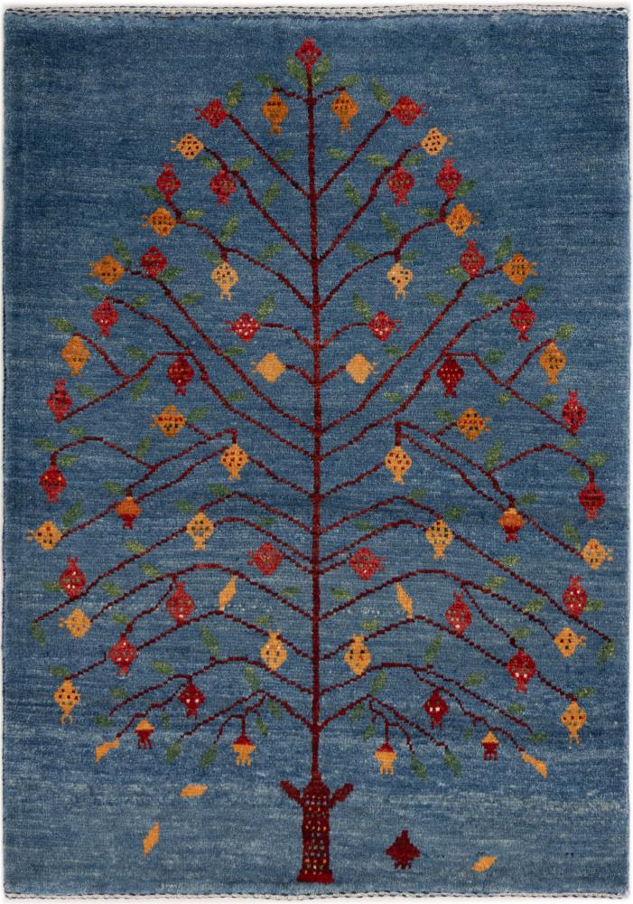 Tapete persa Persa Gabbeh Kashkuli Banafsheh 112x79 112x79, Tapete persa Atado à mão