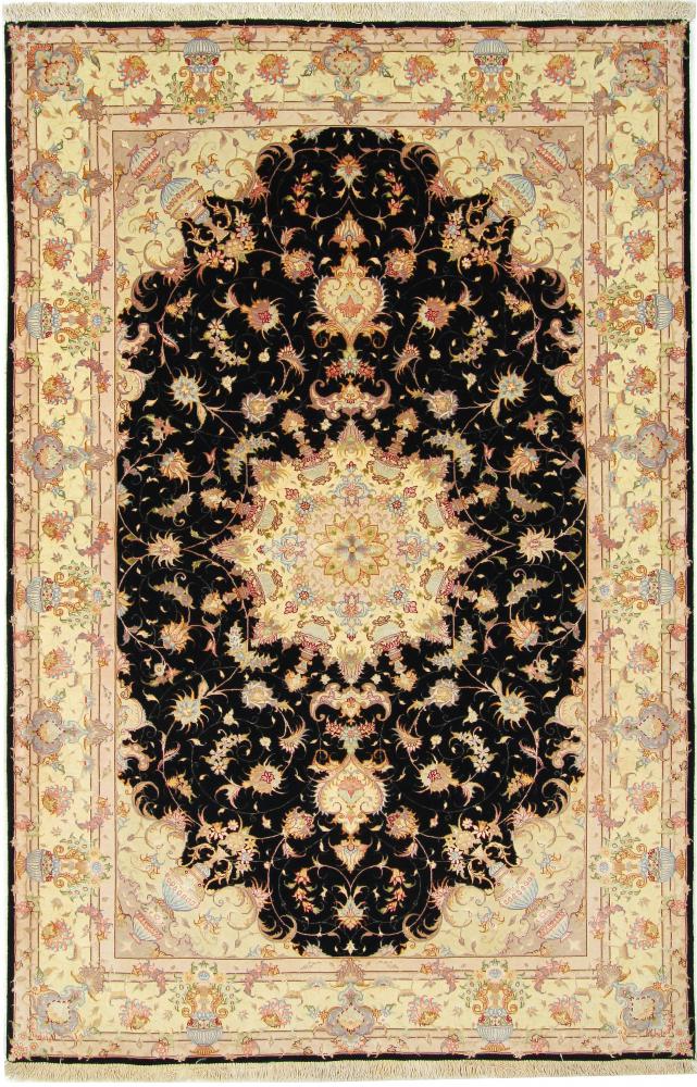 Persian Rug Tabriz 60Raj Silk Warp 250x164 250x164, Persian Rug Knotted by hand