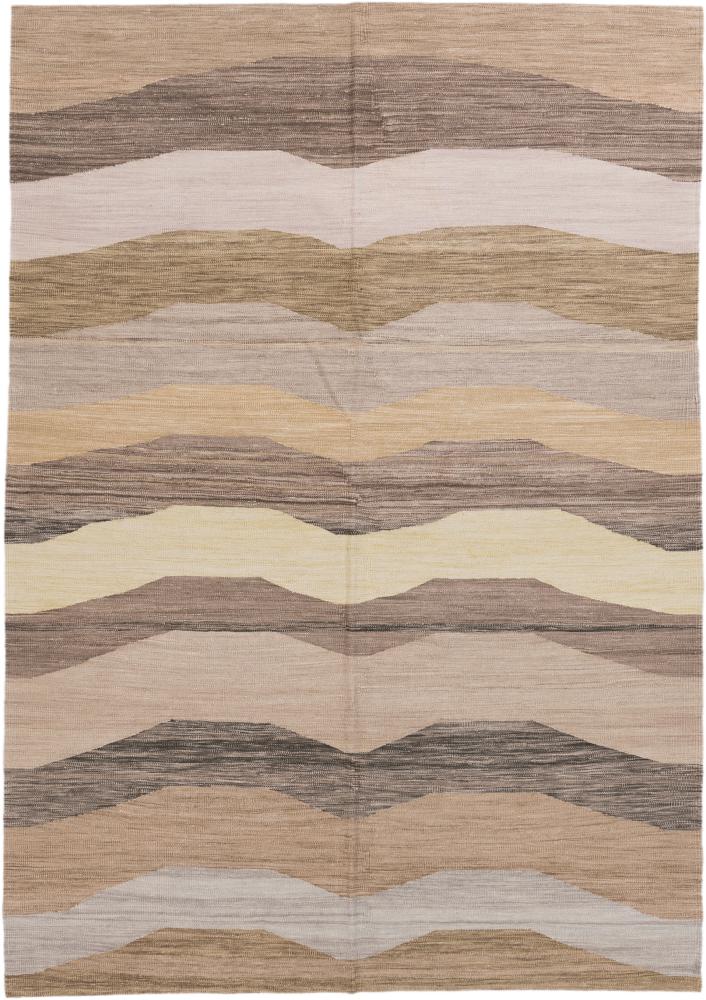 Afghanischer Teppich Kelim Afghan Design 9'6"x6'9" 9'6"x6'9", Perserteppich Handgewebt