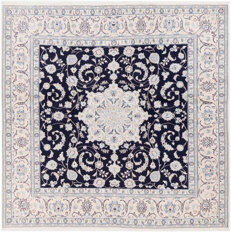 Persian Rug Nain 9La 203x204 203x204, Persian Rug Knotted by hand